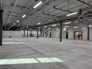 Interior of south section of building expansion project