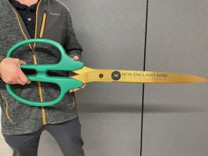 Grand opening ribbon cutting scissors