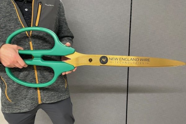 Grand opening ribbon cutting scissors